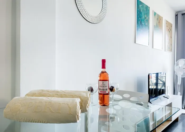 926 Fabulous View Of Lasamericas, Seafront Studio! Daire *