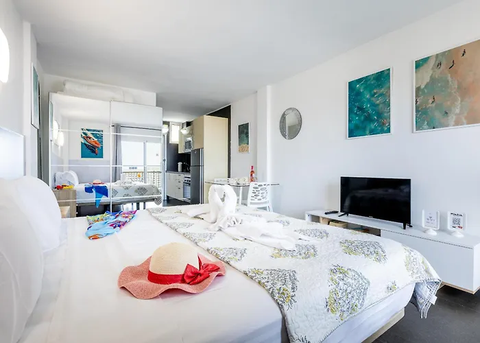 926 Fabulous View Of Lasamericas, Seafront Studio! Appartement Playa de las Américas