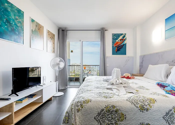 Appartement 926 Fabulous View Of Lasamericas, Seafront Studio! *